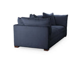 Audrey Navy Upholstered Sofa - Ornate Home