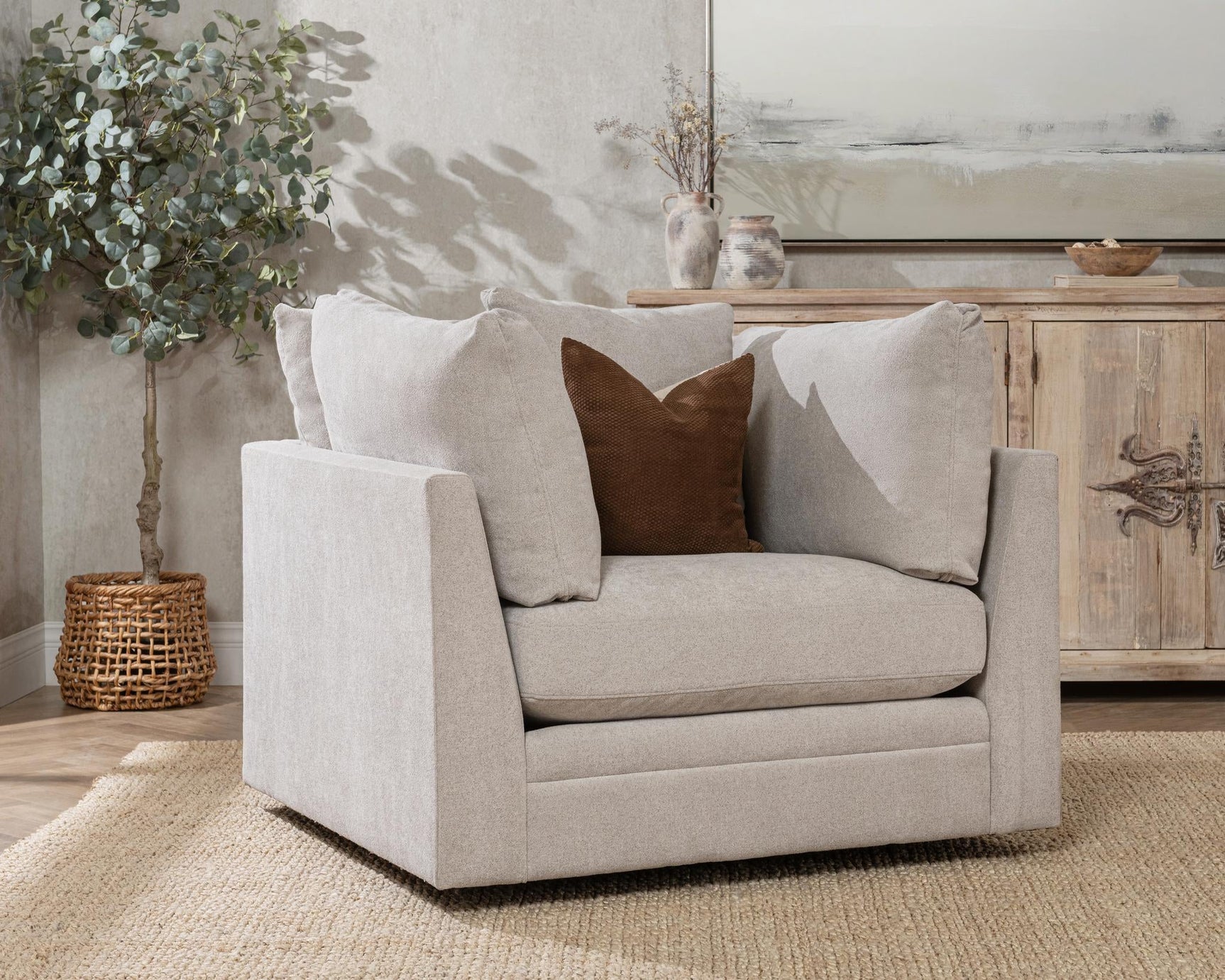 Audrey Swivel Chair - Ornate Home