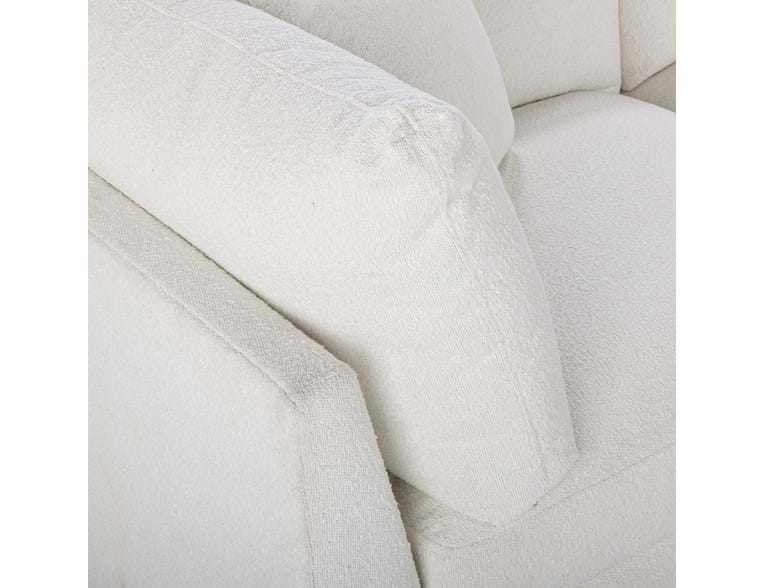 Audrey White Upholstered Sofa - Ornate Home