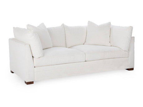 Audrey White Upholstered Sofa - Ornate Home