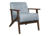 August Blue Gray Accent Chair - Ornate Home