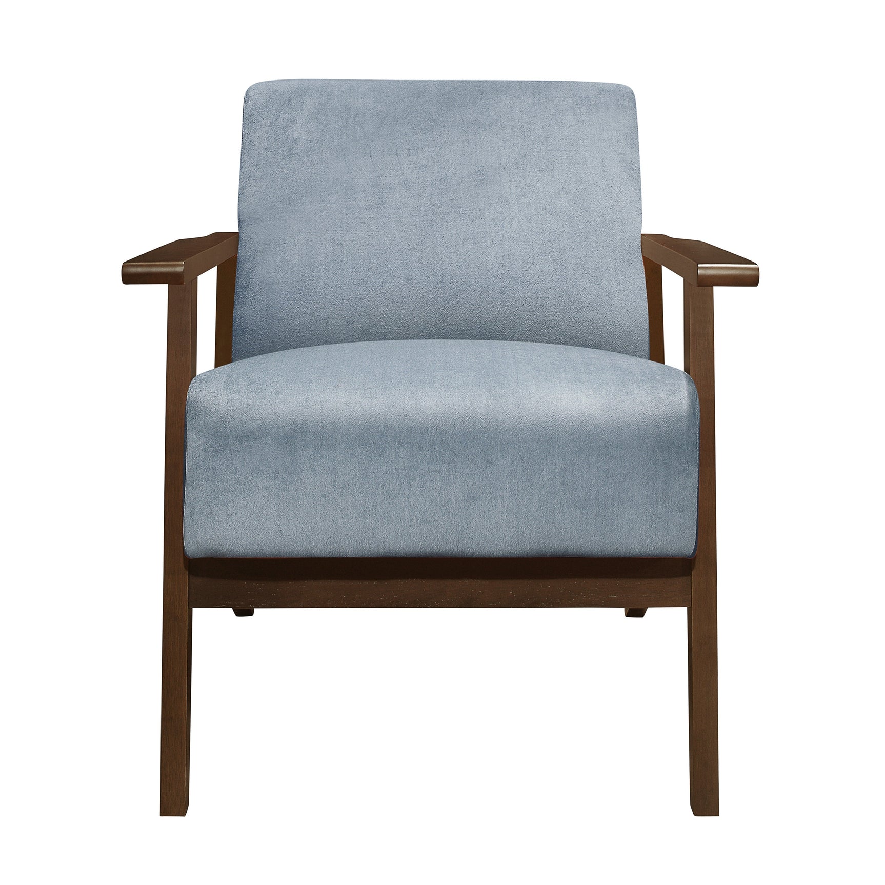 August Blue Gray Accent Chair - Ornate Home