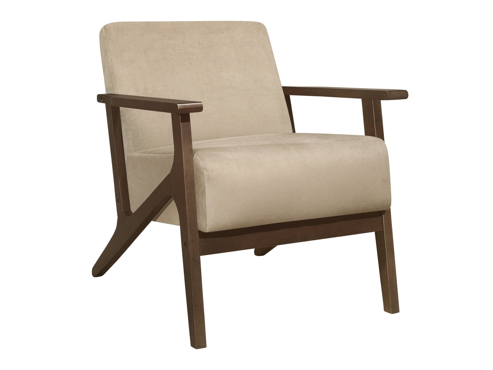 August Brown Accent Chair - Ornate Home