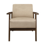 August Brown Accent Chair - Ornate Home