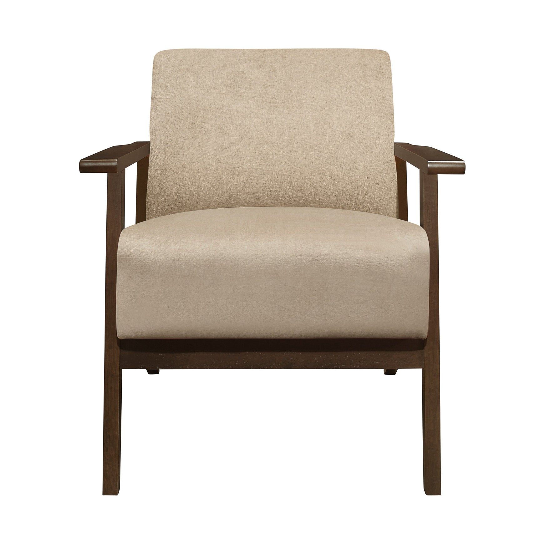 August Brown Accent Chair - Ornate Home