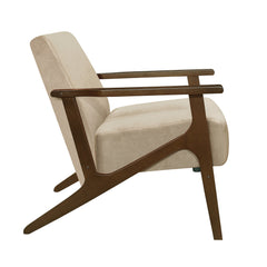 August Brown Accent Chair - Ornate Home