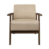 August Brown Accent Chair - Ornate Home