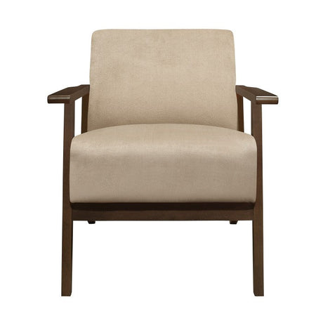 August Brown Accent Chair - Ornate Home