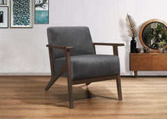 August Dark Gray Accent Chair - Ornate Home