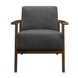 August Dark Gray Accent Chair - Ornate Home