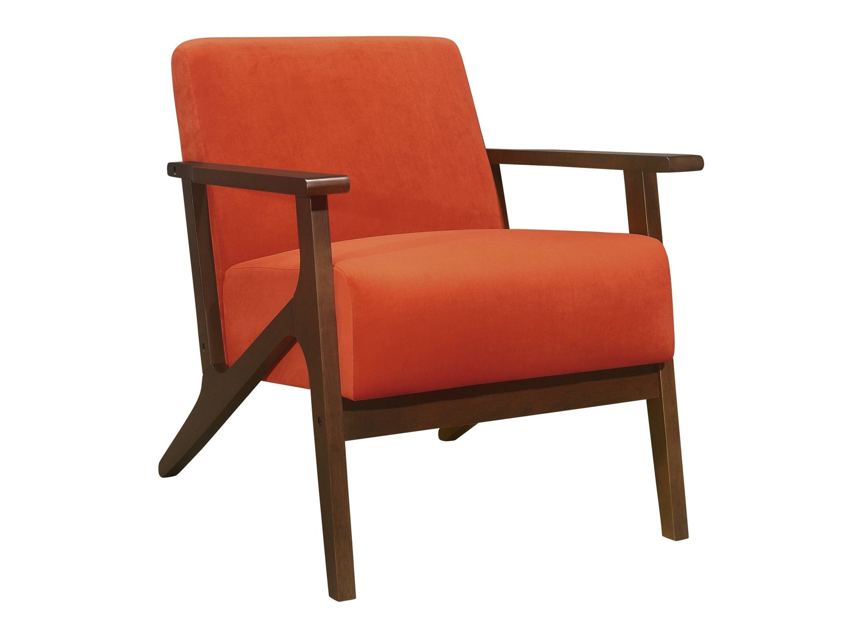 August Orange Accent Chair - Ornate Home