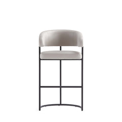 Augusta Barstool in Light Grey - Ornate Home