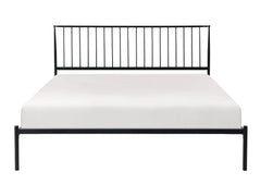 Augusta Black Eastern King Platform Bed - Ornate Home