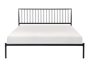 Augusta Black Eastern King Platform Bed - Ornate Home