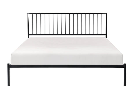 Augusta Black Eastern King Platform Bed - Ornate Home