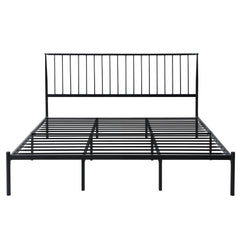 Augusta Black Eastern King Platform Bed - Ornate Home