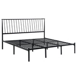 Augusta Black Eastern King Platform Bed - Ornate Home