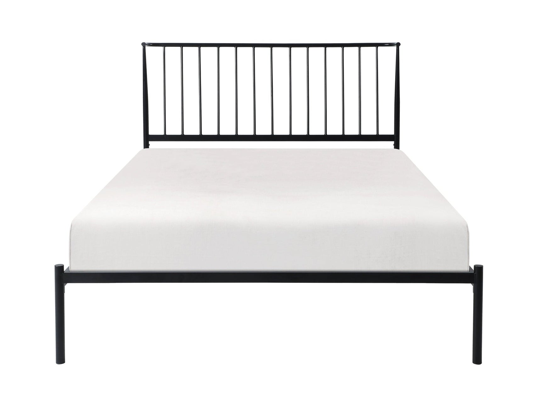 Augusta Black Full Platform Bed - Ornate Home