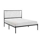 Augusta Black Full Platform Bed - Ornate Home