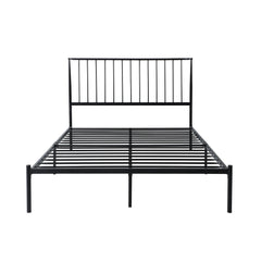 Augusta Black Full Platform Bed - Ornate Home
