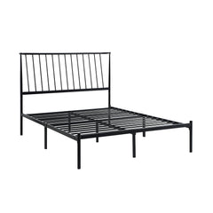 Augusta Black Full Platform Bed - Ornate Home