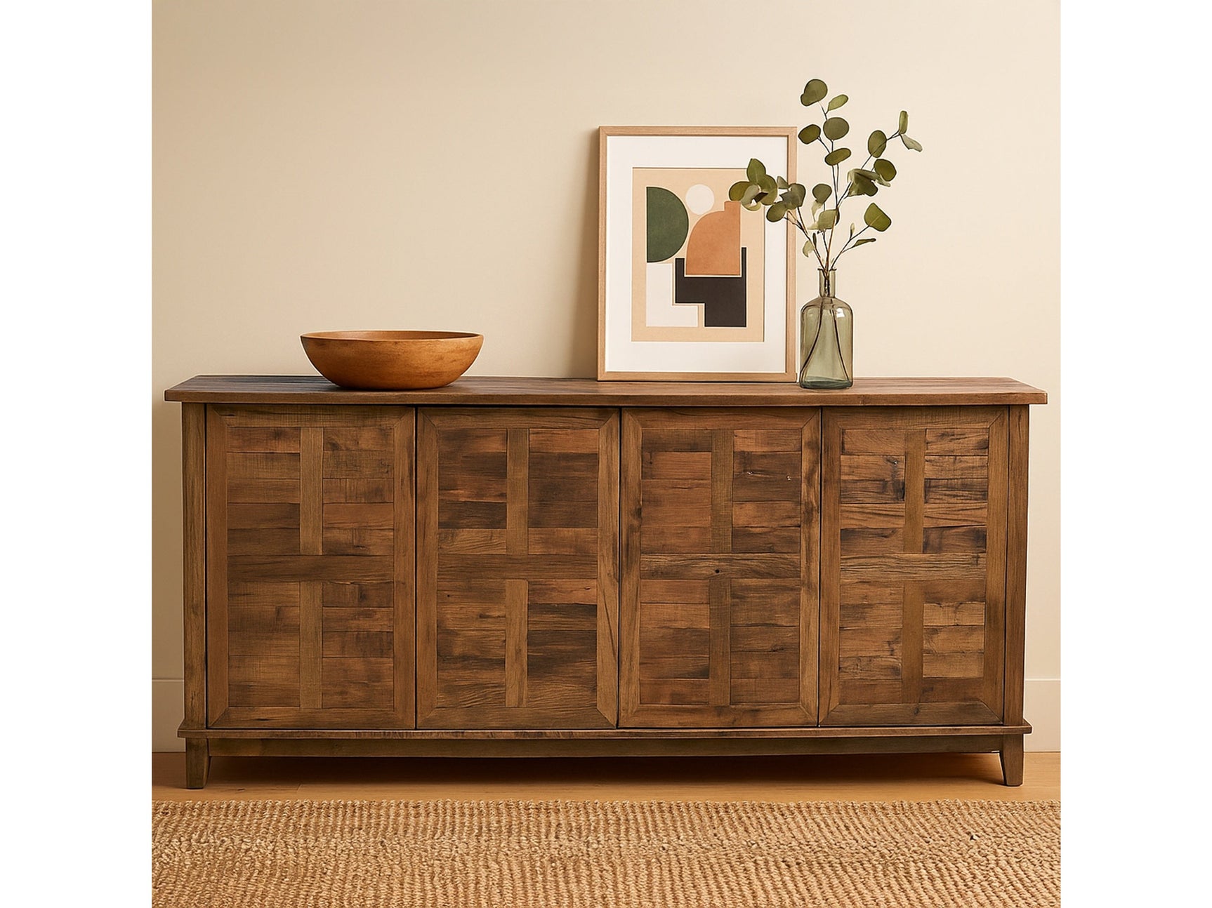 Augusta Brown Sideboard - Ornate Home