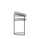 Augusta Counter Stool in Light Grey - Ornate Home