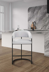 Augusta Counter Stool in White - Ornate Home