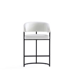 Augusta Counter Stool in White - Ornate Home