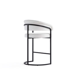 Augusta Counter Stool in White - Ornate Home
