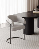 Augusta Dining Chair in Light Grey - Ornate Home