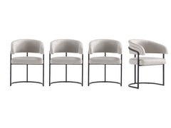 Augusta Dining Chair in Light Grey (set of 4) - Ornate Home