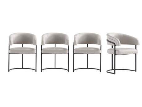 Augusta Dining Chair in Light Grey (set of 4) - Ornate Home