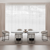 Augusta Dining Chair in Light Grey (set of 6) - Ornate Home