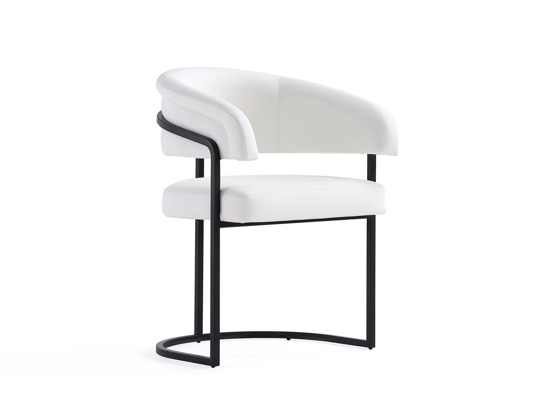 Augusta Dining Chair in White - Ornate Home