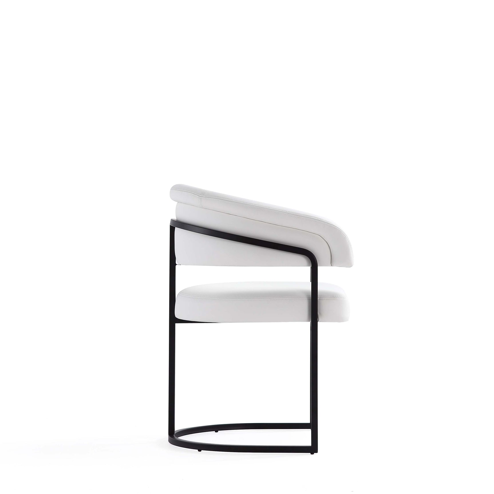 Augusta Dining Chair in White - Ornate Home