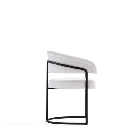 Augusta Dining Chair in White - Ornate Home