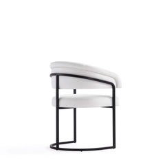 Augusta Dining Chair in White - Ornate Home