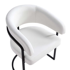 Augusta Dining Chair in White (set of 2) - Ornate Home