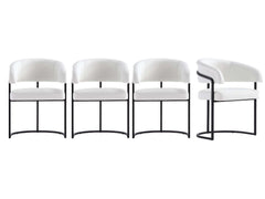 Augusta Dining Chair in White (set of 4) - Ornate Home