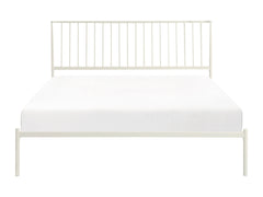 Augusta White Eastern King Platform Bed - Ornate Home