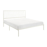 Augusta White Eastern King Platform Bed - Ornate Home