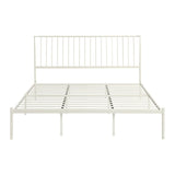 Augusta White Eastern King Platform Bed - Ornate Home