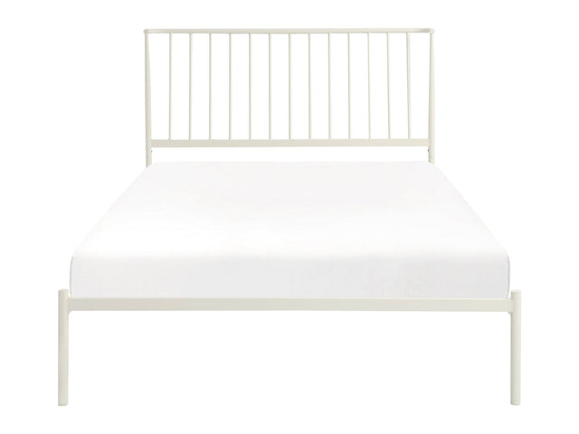 Augusta White Full Platform Bed - Ornate Home