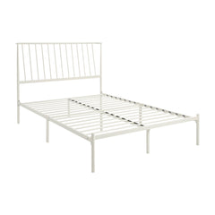 Augusta White Full Platform Bed - Ornate Home