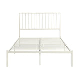 Augusta White Full Platform Bed - Ornate Home