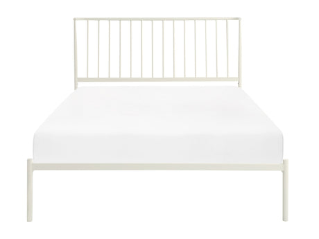 Augusta White Queen Platform Bed - Ornate Home