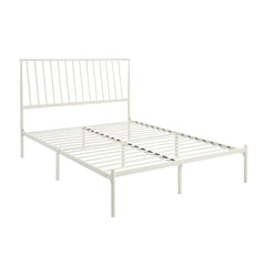 Augusta White Queen Platform Bed - Ornate Home