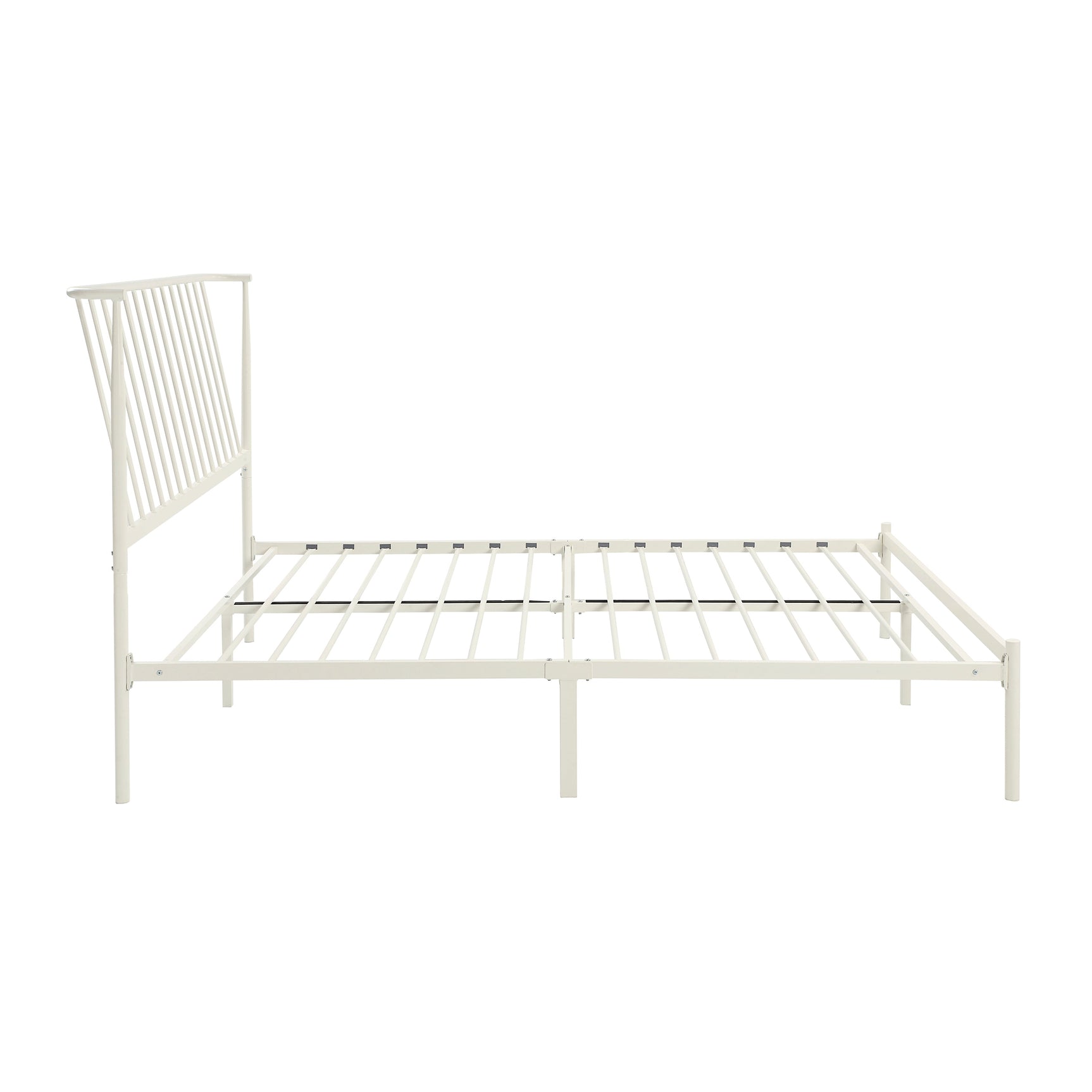 Augusta White Queen Platform Bed - Ornate Home