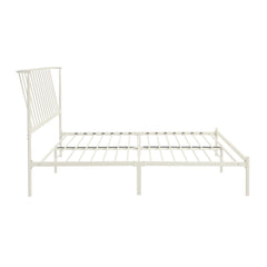 Augusta White Queen Platform Bed - Ornate Home